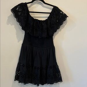 NWT Lovers and Friends Smocked Eyelet Dress Sz S